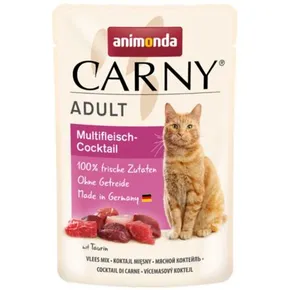 Carny Adult 85 g-os többhúsos koktél, tasak macskáknak